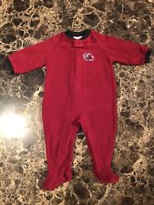 New NCAA South Carolina Gamecocks Red Jumper Pajamas Creeper Size 6-9M
