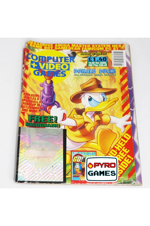 Computer & Video Games Magazine - January 1992 - Issue 122 - Donald Duck - Image 1 of 1