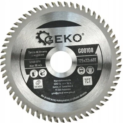 HM Holzkreissägeblatt Kreissägeblatt Sägeblatt für Holz 125mm x 22mm Z=60