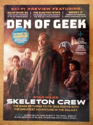 DEN OF GEEK magazine #16—2024—Jude Law—Star Wars Skeleton Crew—Lord of the Rings — 第 1/4 张图片