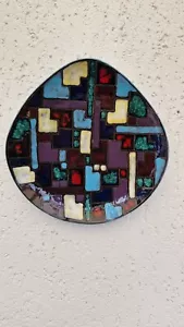 Lu Klopfer Wand Platte Wall Plate Keramik Schale Töpferei Lipp - Bild 1 von 10