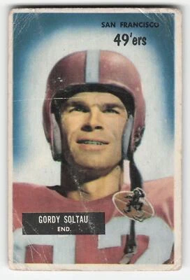 Gordy Soltau 1955 Bowman #66 San Francisco 49ers Pr-Fr - Image 1 of 2