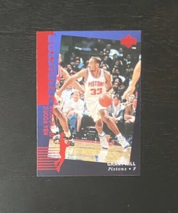 1995 Upper Deck Grant Hill Predictor H32 Card - Imagen 1 de 2