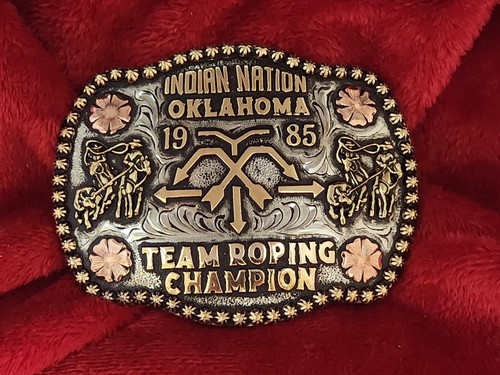 FIBBIA RODEO CHAMPION TROPHY☆�PROFESSIONAL SQUADRA ROPER☆NAZIONE INDIANA☆1985☆RA☆79
