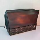 Ysl Beauty Leather Effect Black Makeup Cosmetics Bag / Trousse / Pouch Brand New