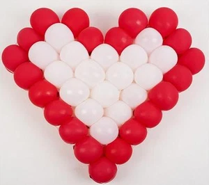 38 Rejillas Forma de Corazón Malla Globo Marco Globos Arco Fiesta Suministro Decoración EE. UU. - Imagen 1 de 12