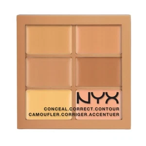NYX Conceal, Correct, Contour Palette color 3CP02 Medium 6 x 0.05 oz - Picture 1 of 4