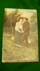 Romantic Fishing Postcard 1909 Mossman Pa Cancellation #2040
