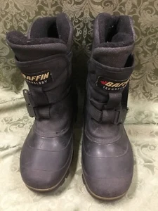 Baffin Technology 10 R Winter Snow Boots Black gray Extreme Weather Buckles CA - Picture 1 of 12