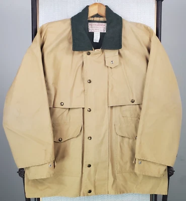 VTG FILSON Size 40 Mens Tin Cloth Packer Coat w Virgin Wool Vest Mens Jacket 61 - Image 1 of 4