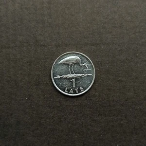 Latvia 1 Lat Coin Small Mintage Stork (Starkis) Special Design 2001 - Picture 1 of 2