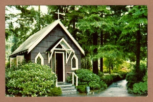 St Anne's Chapel Sanctuary Our Sorrowful Mother Portland Oregon UNP Postcard - Picture 1 of 2