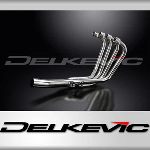 Suzuki GS850 1979-1986 Delkevic Stainless Steel 4-1 Exhaust Headers Downpipes - Picture 1 of 6