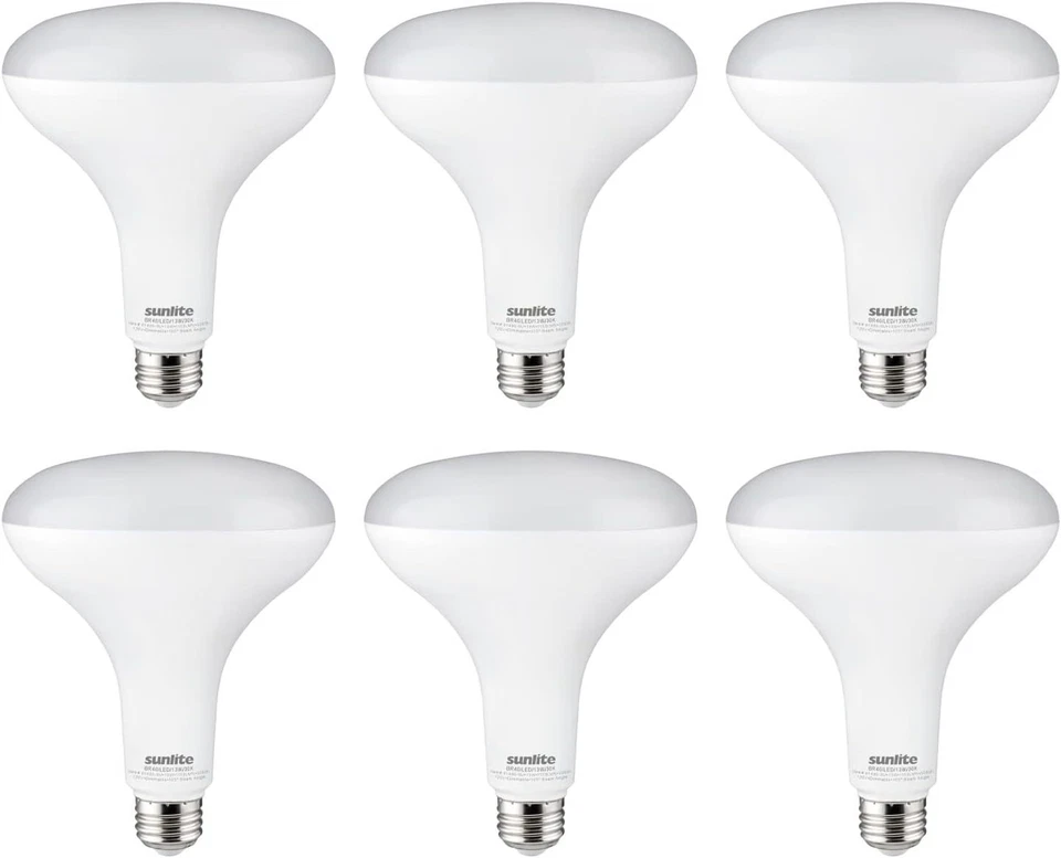 LED BR40 Reflector Light 13W,85W 120V, 1150LM E26, Dimmable ETL Listed 6PK 3000K - Image 1 of 1