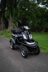 4 Rad Seniorenmobil 25 km/h 1kW Li-Ionen Seniorenfahrzeug Elektro Scooter Black - Bild 1 von 15
