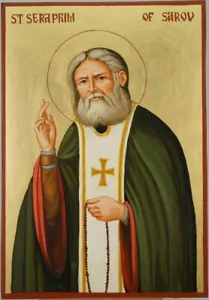 Seraphim of Sarov ICON - 8x10 Made in USA Ultra PREMIUM PRINT - Picture 1 of 1