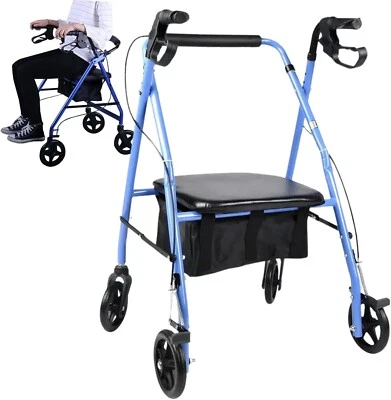 AIRM HEALTH Rollator Faltbar und Leicht mit Sit, für Wohnung, für Senioren - Bild 1 von 4