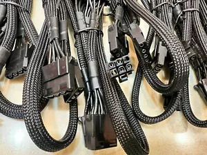 4 Pcs EVGA SuperNOVA  6 pin PERIF to 4X  MOLEX IDE DRIVER POWER cable ,ORIGINAL  - Picture 1 of 4