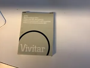 VIVITAR 46mm UV SCREW in OPTICAL GLASS FILTER - Picture 1 of 2