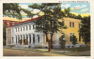 GA~GEORGIA~WAYCROSS~U.S. POST OFFICE~MAILED 1942 - Picture 1 of 3
