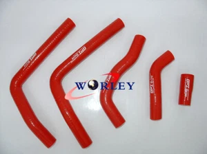RED Silicone Radiator Hose for Honda CR125 CR125R 2005 2006 2007 2008 05 06 07 - Picture 1 of 4