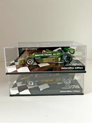 2 x Lotus Ford 1978 und 1979 lim.Ed   1/43  OVP Minichamps - Bild 1 von 3