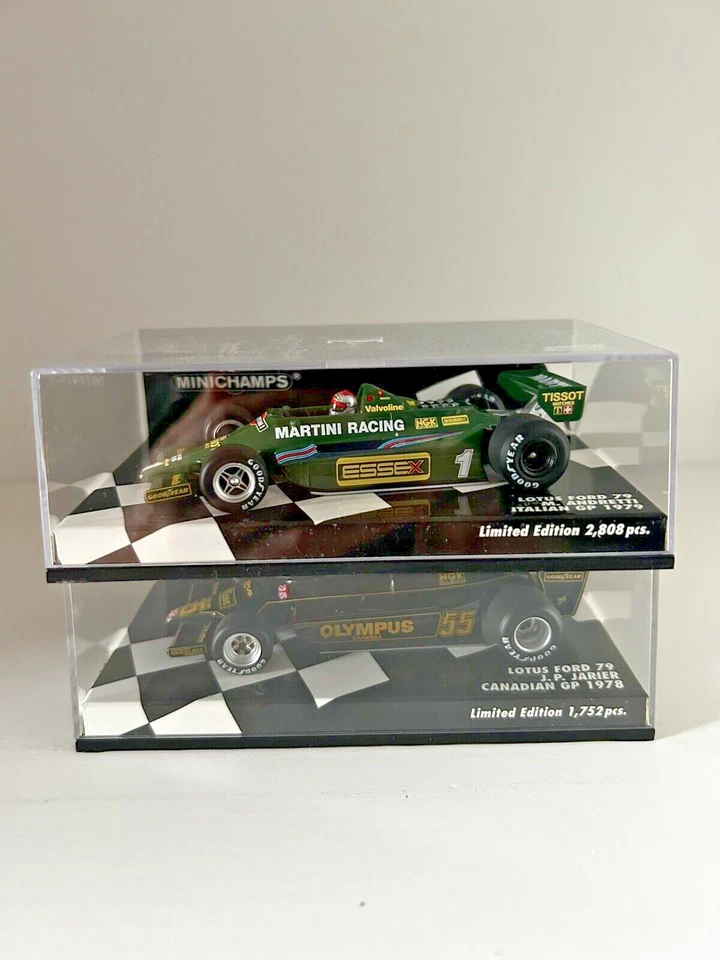 2 x Lotus Ford 1978 und 1979 lim.Ed   1/43  OVP Minichamps - Bild 1 von 3