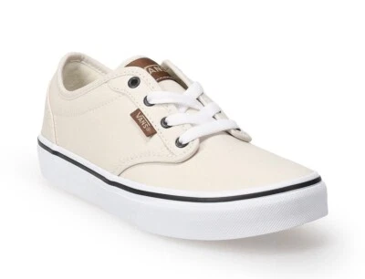 VANS Atwood Tejido Turtledove Zapatos de Skateboarding Beige Claro Blanco Juvenil 6 años $100 Foto 1 de 4