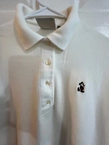 VTG Mickey & Co. by J.G. Hook Polo Shirt Embroidered Mickey Mouse White M Disney - Picture 1 of 12