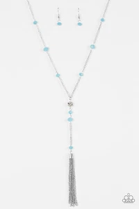 Paparazzi Necklace - Out All Night - Blue - Picture 1 of 7