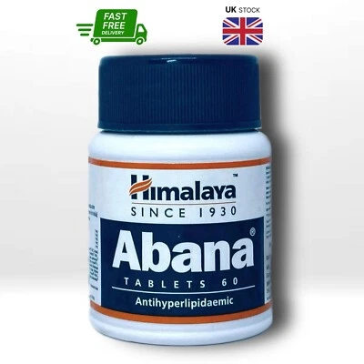 Abana Himalaya 60 Tabs - Herbal Heart Health Supplement, Cholesterol Support