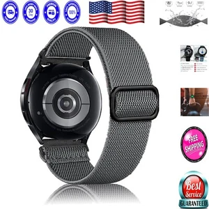 Versatile Elastic Nylon Bands for Galaxy Watch 7/6/5/4 - 20mm Adjustable Straps - Picture 1 of 10