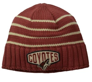 Arizona Phoenix Coyotes Reebok Retro NHL Rayas Tejido Hockey Sombrero Gorro Toque - Imagen 1 de 2