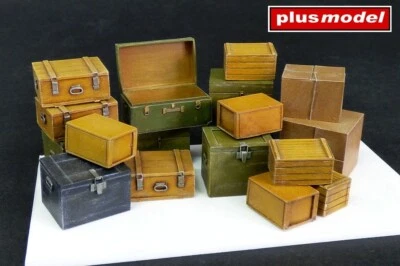 plusmodel 452 kleine Transportkisten Zubehör Diorama 1:35 Small transport crates