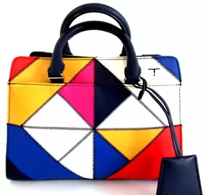 TORY BURCH "BORSA A TRACOLLA PARKER DIAMOND STITCH" ~ **NUOVA / CON ETICHETTE** - Foto 1 di 24