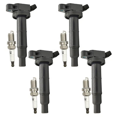 4PCS Ignition Coil & 4PCS Iridium Spark Plug for 2005-2015 Scion tC xB 2.4L - Изображение 1 из 4