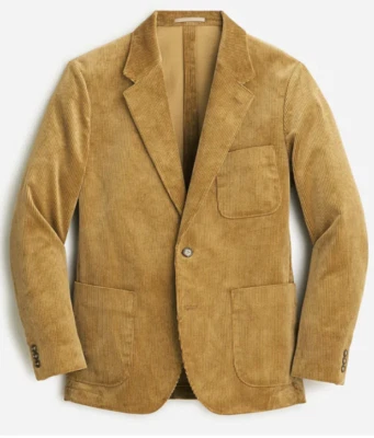 J.Crew NWT Kenmare suit jacket in English cotton corduroy Size 34S & W28L32 - Image 1 of 4