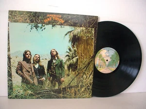 AMERICA Hat Trick Original LP + Double Sided POSTER 1973 (WB BS 2728) - Picture 1 of 6