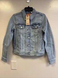 Levis Original Trucker Denim Jean Jacket Women’s Size Medium - Picture 1 of 5