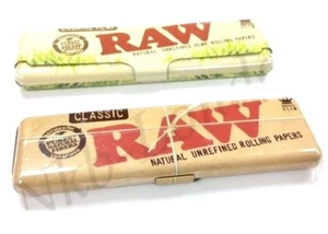 Estuche de papel rodante auténtico tamaño King RAW - clásico u orgánico Reino Unido - Imagen 1 de 3