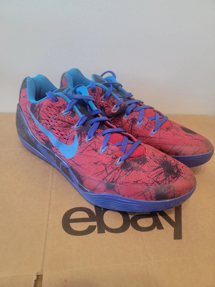 Nike Kobe 9 (IX) Elite Low  iD "Spiderman" - Size 11.5 - Image 1 of 4