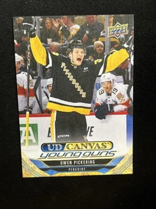 24-25 UD Is Extended Series Hockey Young Guns Lona C348 Owen Pickering - Imagen 1 de 2