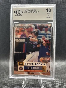 David Wright 2005 Donruss #33 BCCG (Beckett) 10 Mint - Bild 1 von 2