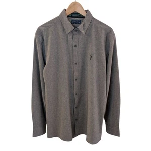 William Murray Golf klassisches Langarm Button Down Hemd grau Medium - Bild 1 von 12