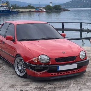 Front Bumper Lip Splitter 2 PCS–For Toyota Corolla Terra 99-02 –Flexible Spoiler - Picture 1 of 10