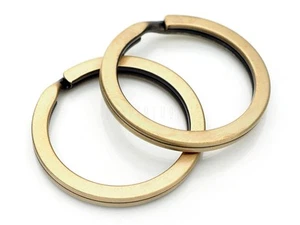 Key Rings Quality Keychain Rings Metal Flat Split Rings for Car Keys Attachme... - Picture 1 of 4