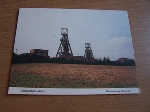 Zeche Tilmanstone Vintage Postkarte Kent Eythorne Mrs Mahoney River WI - Bild 1 von 2