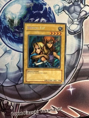(35) Yu-Gi-Oh! Gemini Elf (VLP) Unlimited LON-000 LP/VLP - Image 1 of 4