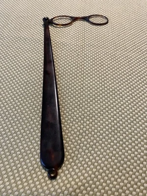 Antique 19th Century Victorian Faux Tortoise Shell Lorgnette - Image 1 of 4