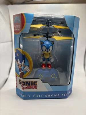 Sonic Heli Drone Flyer Controle Remoto Helicóptero Brinquedo Carregador USB - Imagem 1 de 2